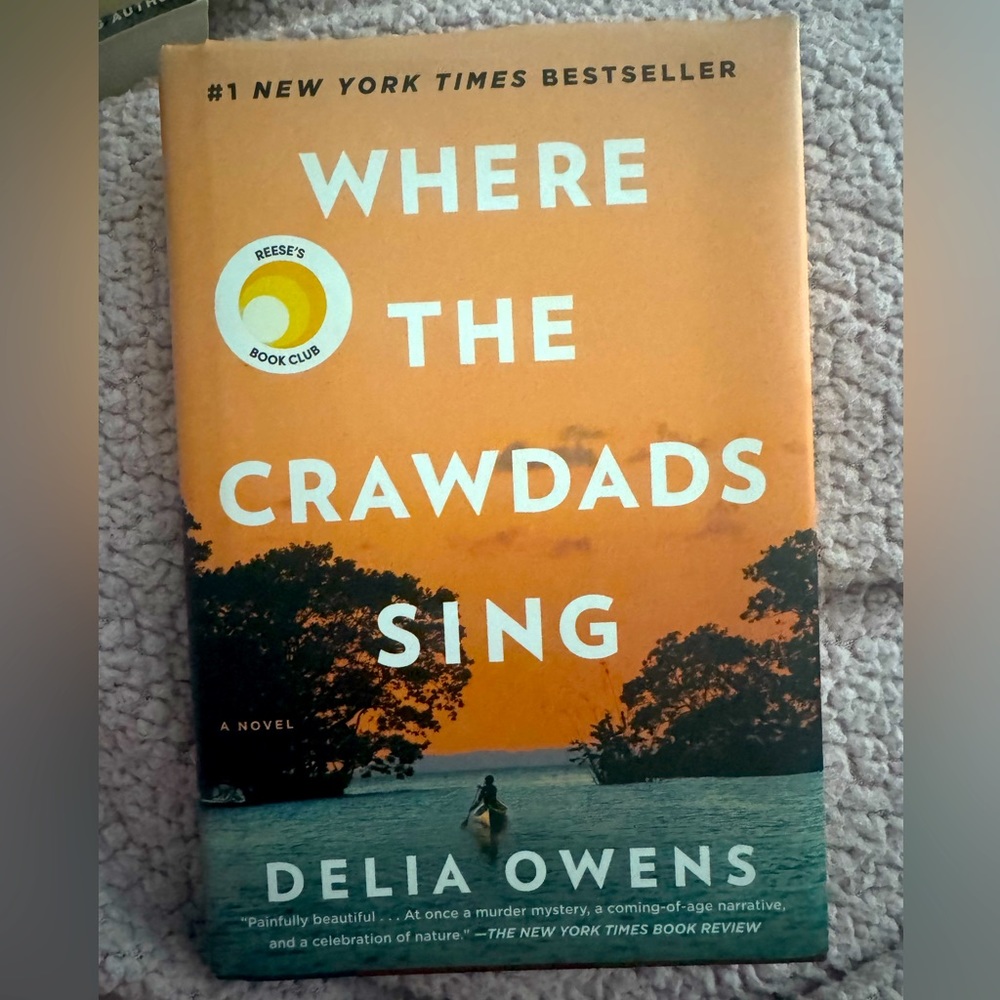 Where the Crawdads Sing by Delia Owens in hardback